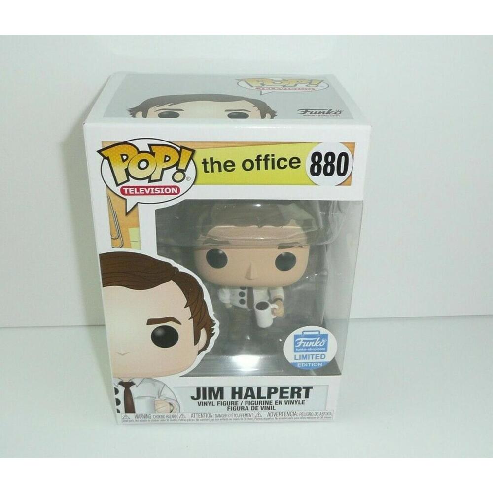 3 Hole Jim Halpert The Office Funko Pop Figure Exclusive Figure Vinyl TV Show